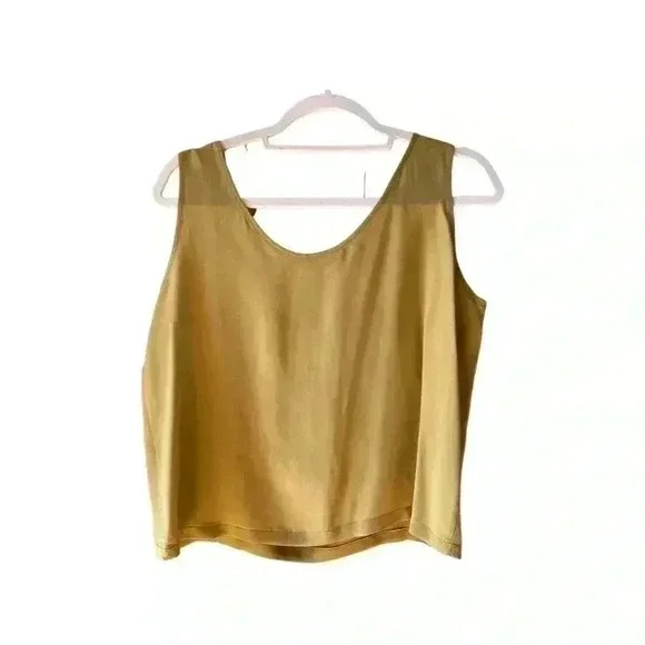 Vintage Chartreuse Valentino Blazer and Tank Shell Size 46/12 - Picture 3 of 11